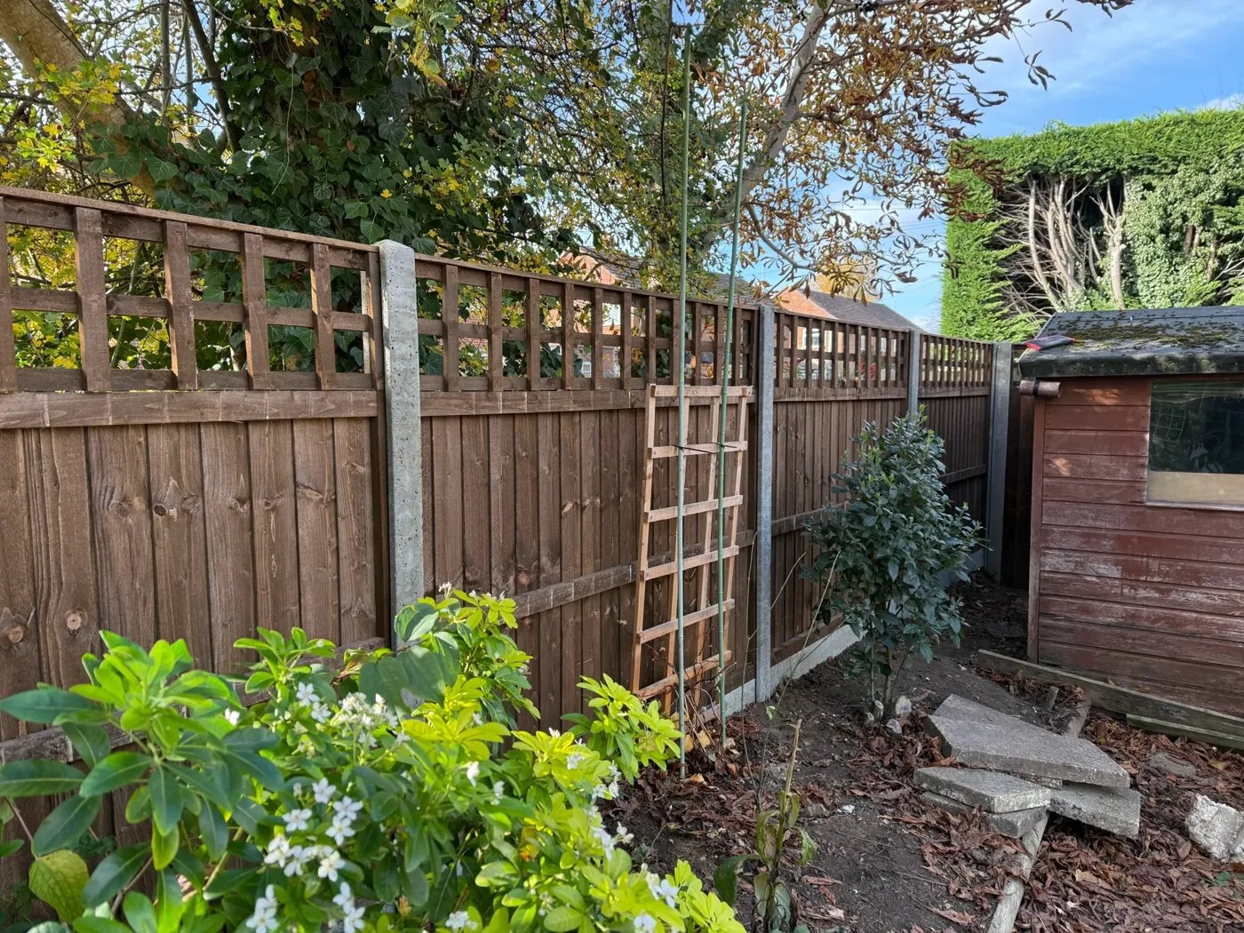 Trellis Fence in Old Basing